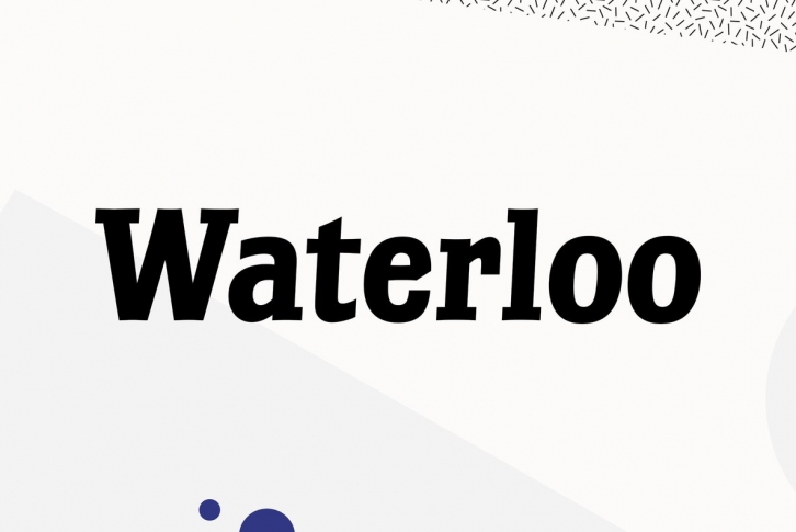 Waterloo Bold Font Font Download