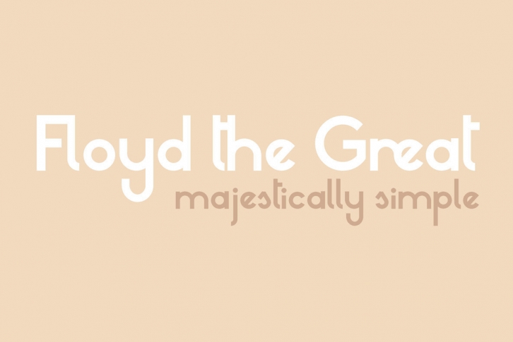 Floyd the Great Font Font Download