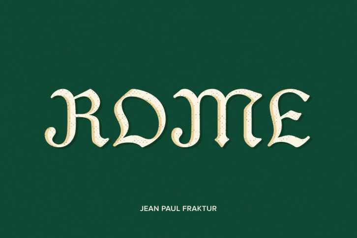 Jean Paul Fraktur Font Font Download