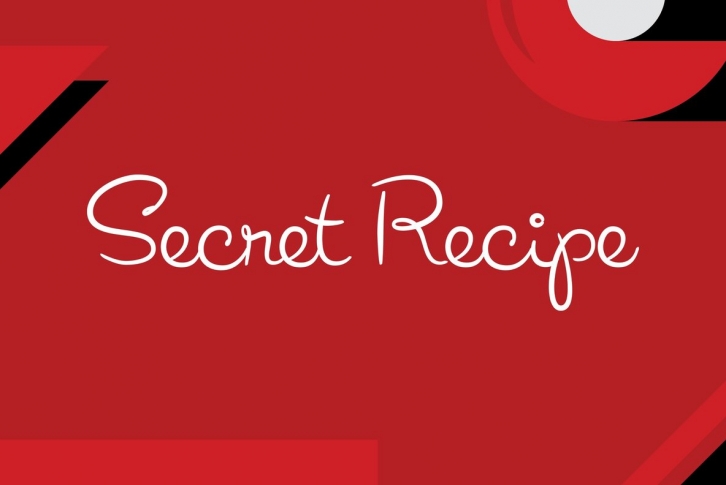 Secret Recipe Font Font Download