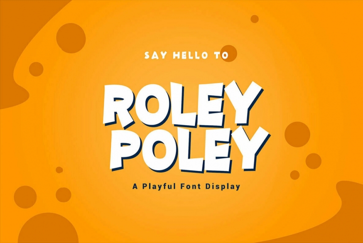 Roley Poley Font Font Download