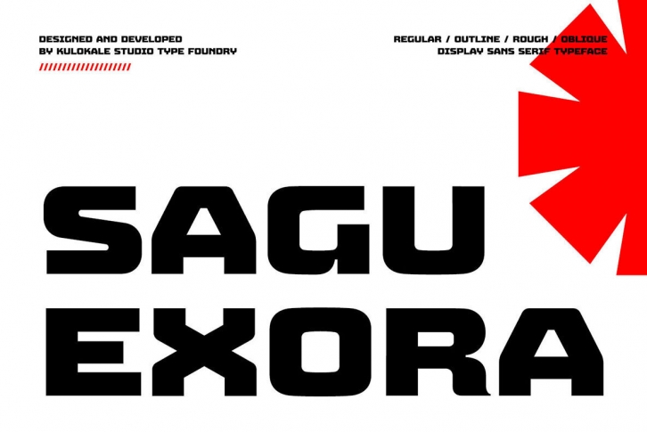 Sagu Exora Font Font Download