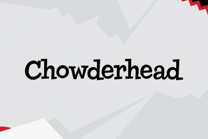 Chowderhead Font Font Download