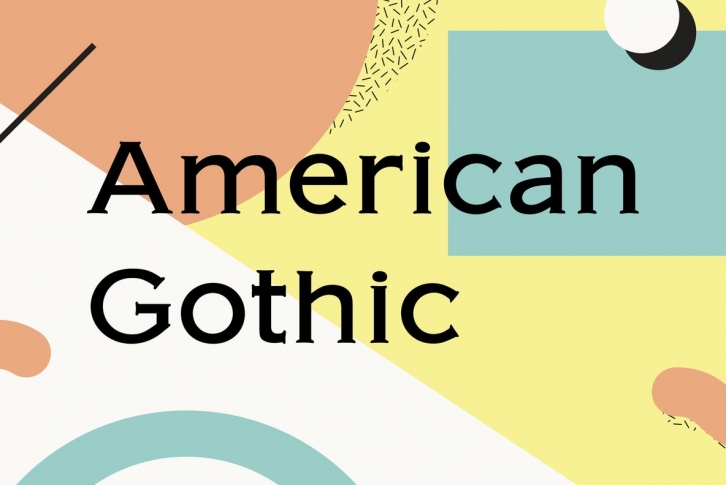 American Gothic Font Font Download