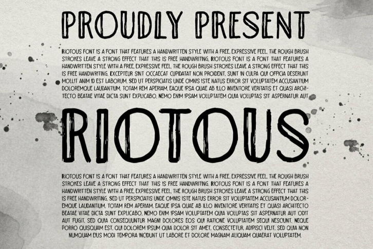 Riotous Font Font Download
