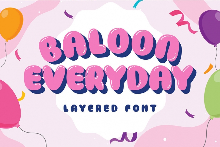 Baloon Everyday Font Font Download