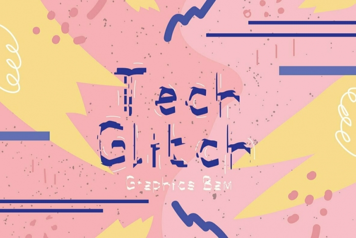 Tech Glitch Font Font Download