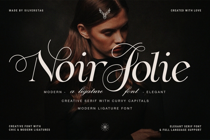 Noir Jolie Font Font Download