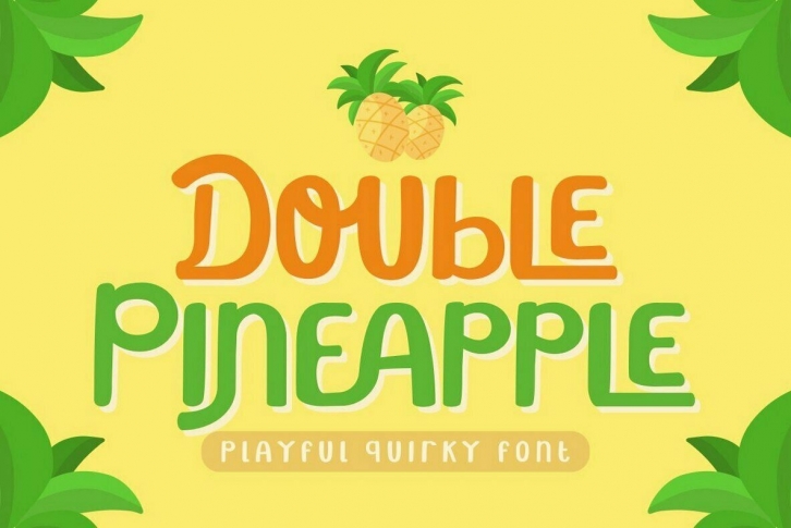 Double Pineapple Font Font Download