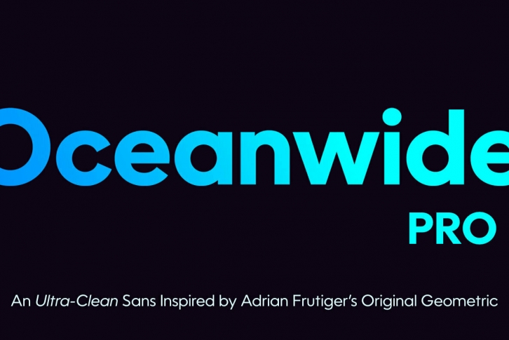 Oceanwide Pro Font Font Download