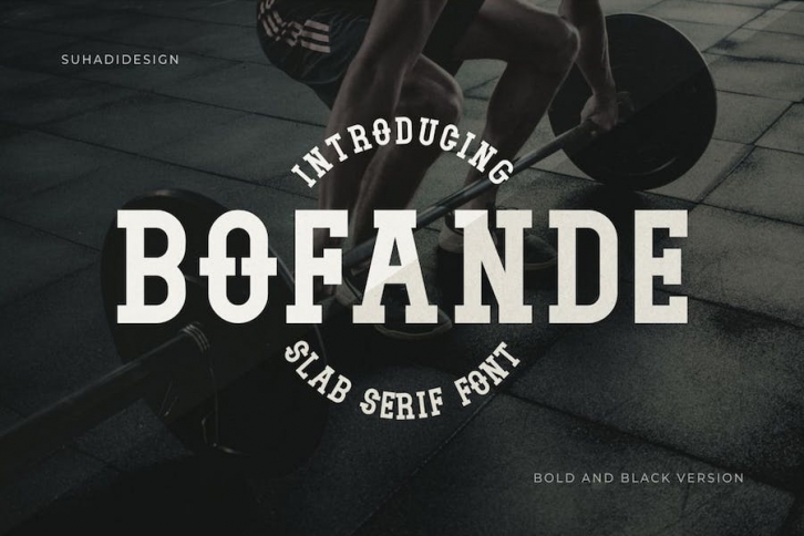 Bofande Slab Font Font Download