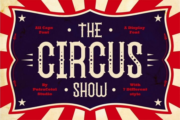 The Circus Show Font Font Download