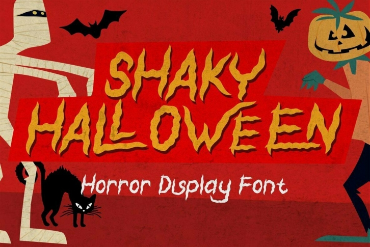 Shaky Halloween Font Font Download