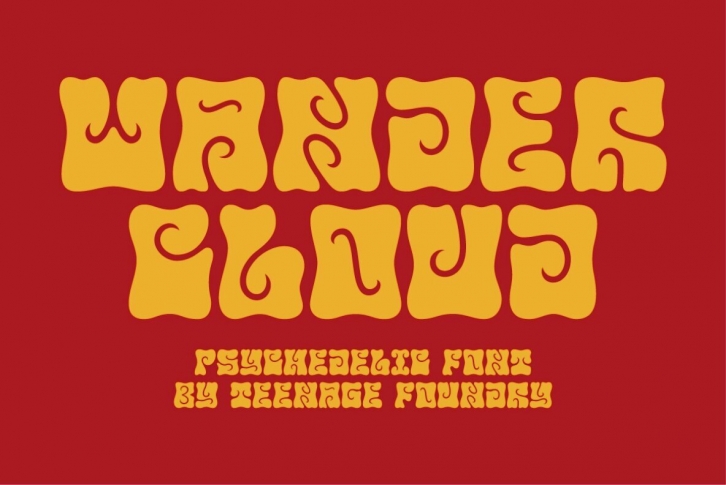 TF Wander Cloud Font Font Download