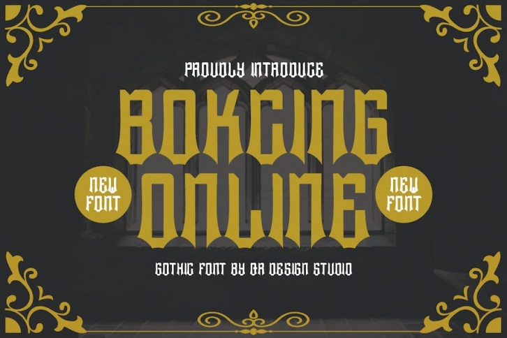 Bokcing Online - Gothic Font Font Download