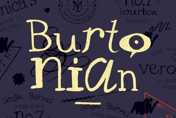 YWFT Burtonian Font Font Download