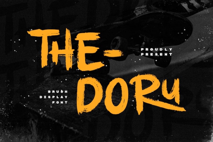 Thedoru - Sport Brush Display Font Font Download