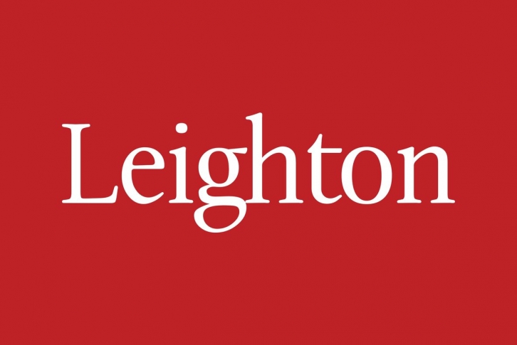 Leighton Font Font Download