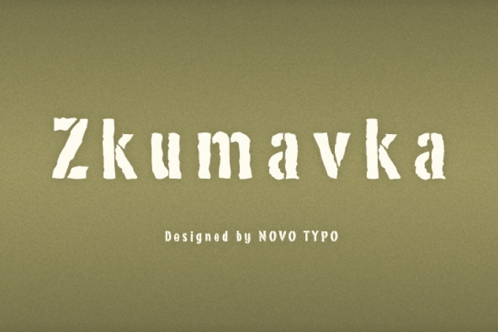 Zkumavka Font Font Download