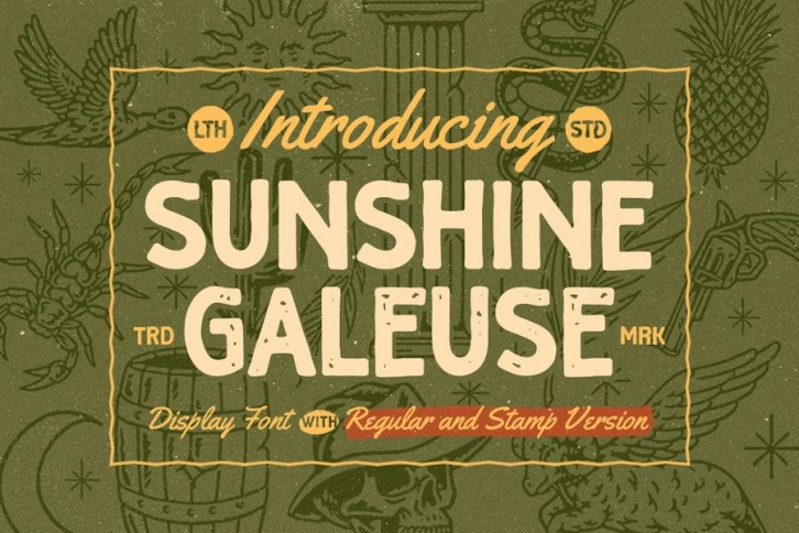 Sunshine Galeuse Font Download