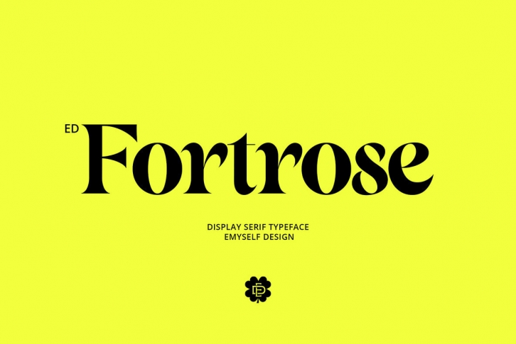 ED Fortrose Font Font Download