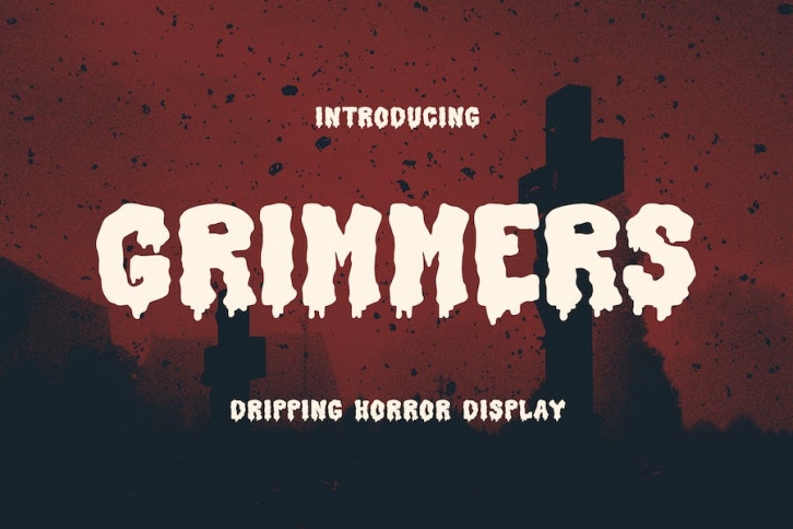 Grimmers - Horror Display Font Font Download