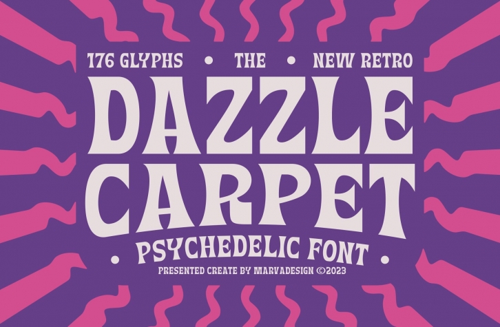 Dazzle Carpet Font Font Download