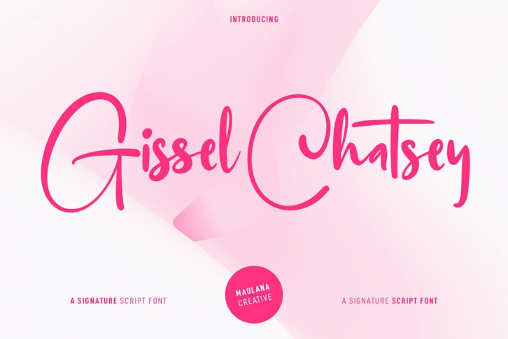 Gissel Chatsey Font Font Download