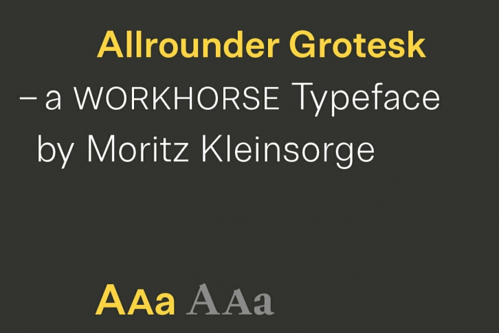 Allrounder Grotesk Font Font Download