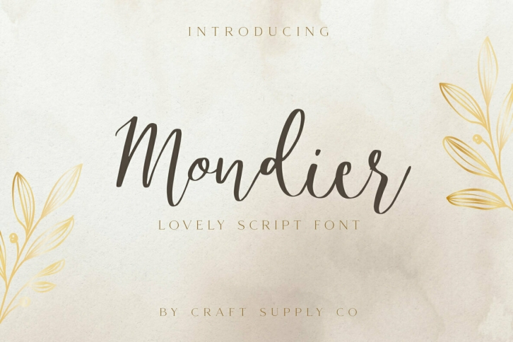 Mondier Font Font Download