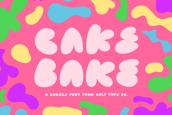 Cake Bake Font Font Download