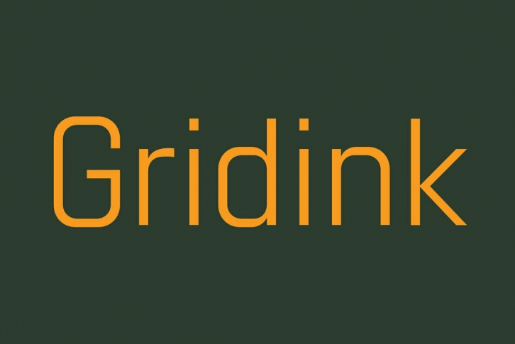 Gridink Font Font Download