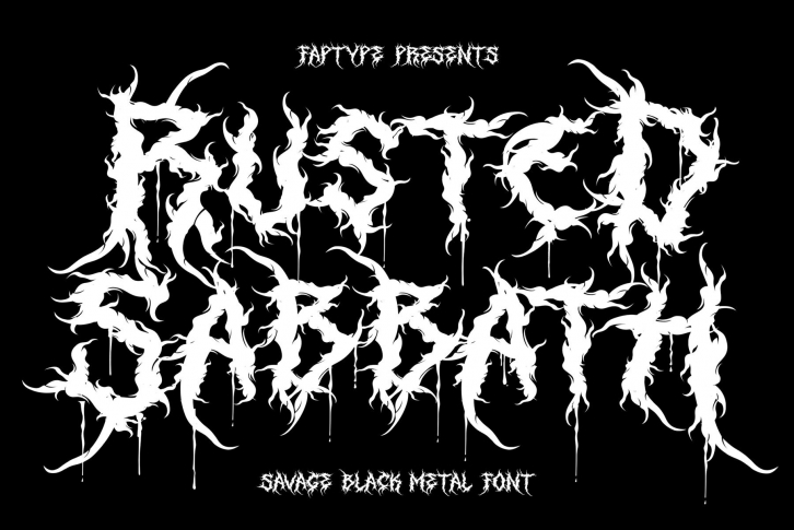 Rusted Sabbath Font Font Download