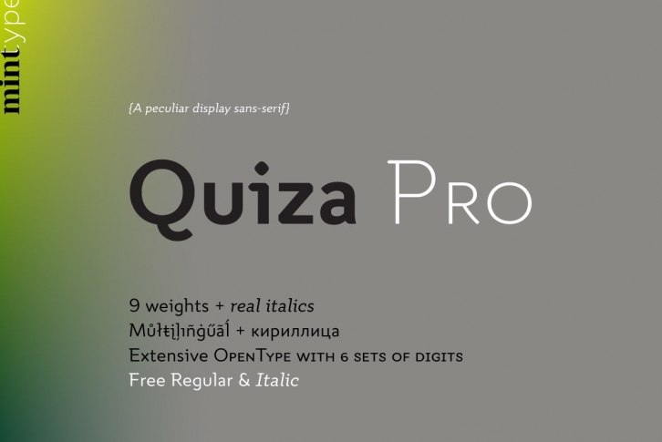 Quiza Pro Font Font Download