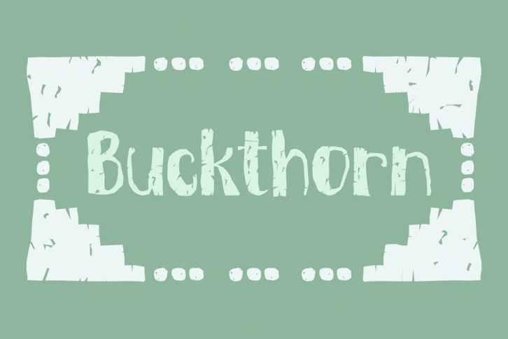 Buckthorn Font Font Download