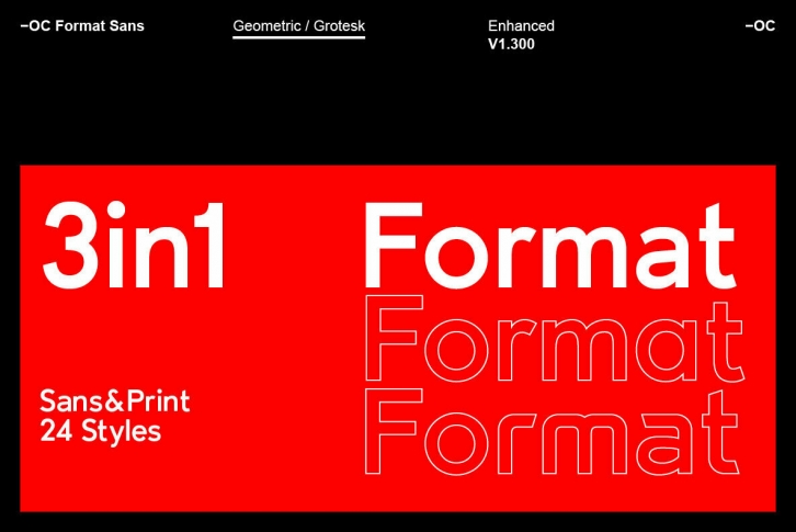 -OC Format Sans Font Font Download