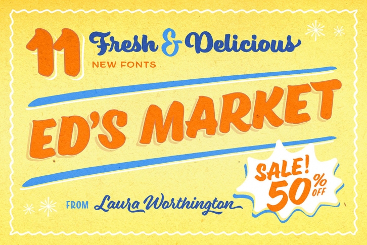 Eds Market Collection Font Font Download