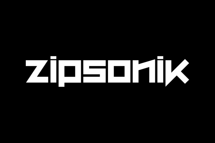 Zipsonik Font Font Download