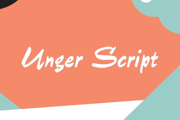 Unger Script Font Font Download