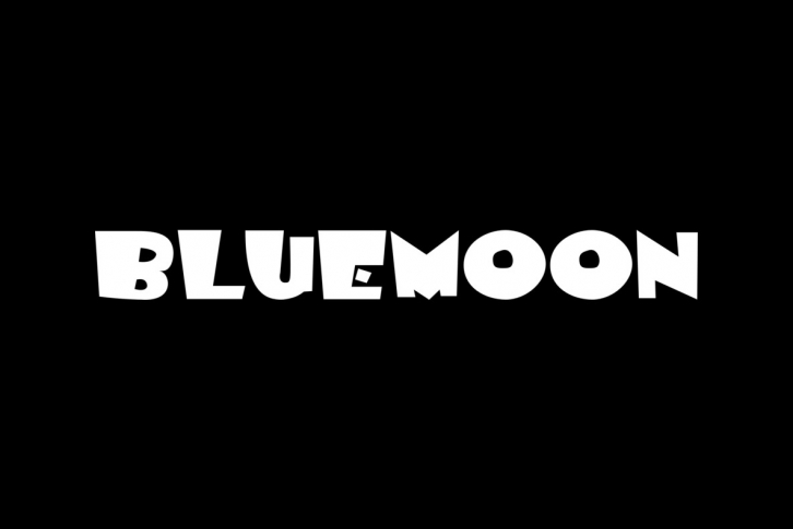 Blue Moon Font Font Download