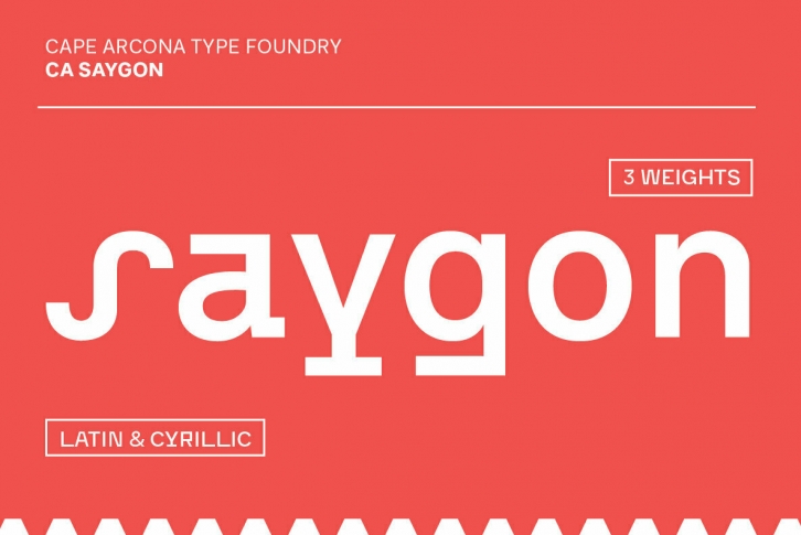 CA Saygon Font Font Download