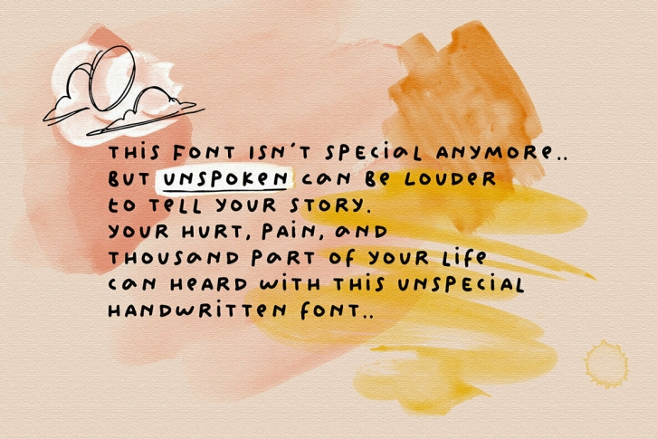 Unspoken Font Font Download