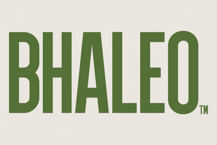 Bhaleo Typeface Font Font Download