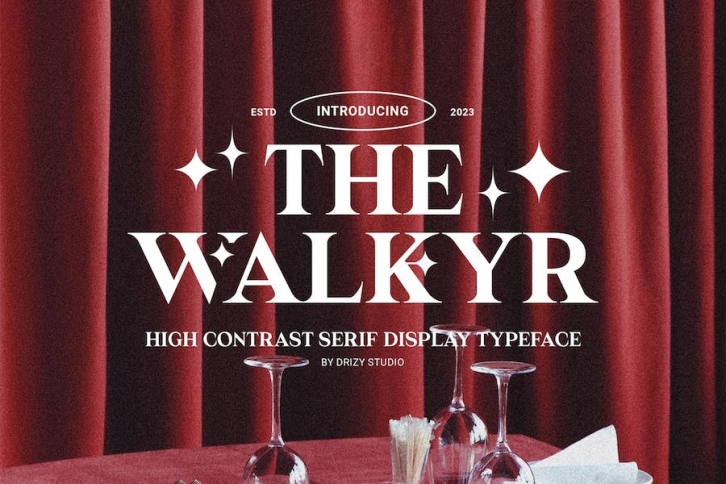 The Walkyr - High Contrast Serif Font Font Download