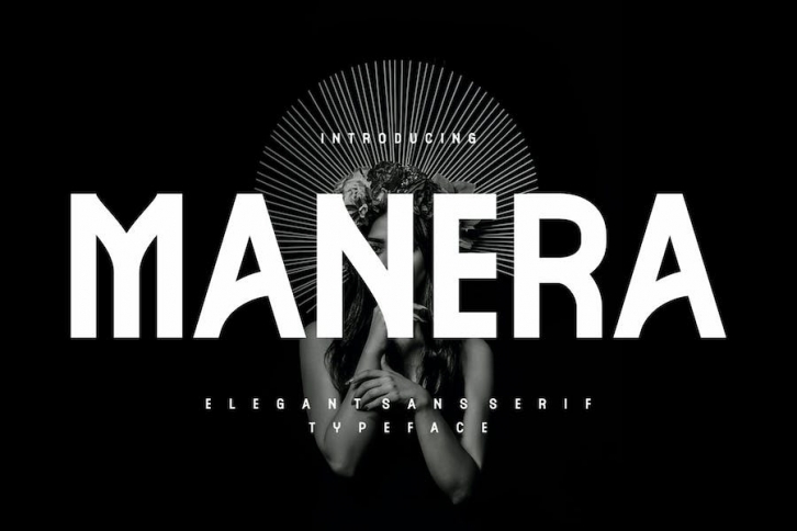 MANERA Elegant Sans Serif Typeface Font Download