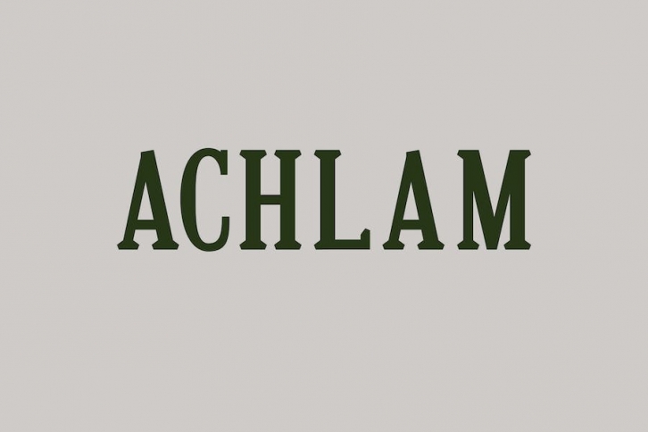 Alcham Font Download