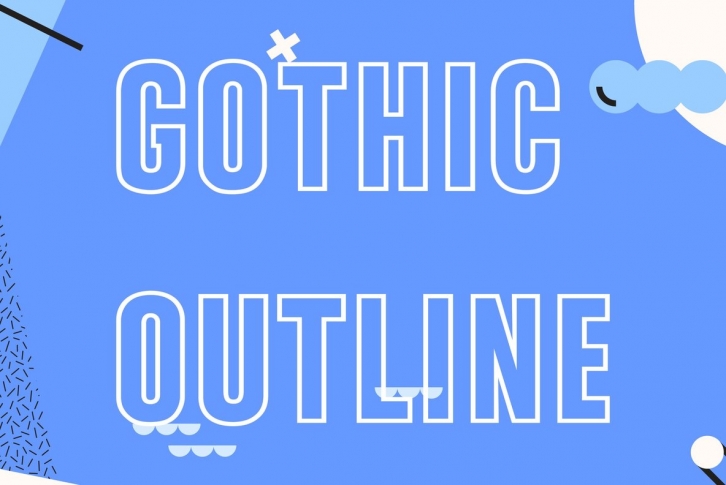 Gothic Outline Font Font Download