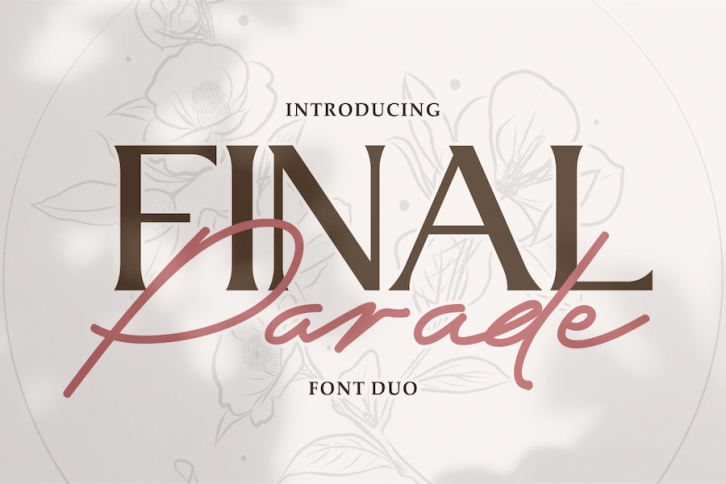 Final Parade – Luxury And Elegant Font Duo Font Download