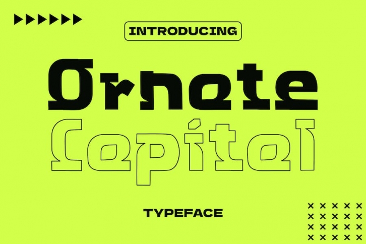 Ornate Capital Typeface Font Download