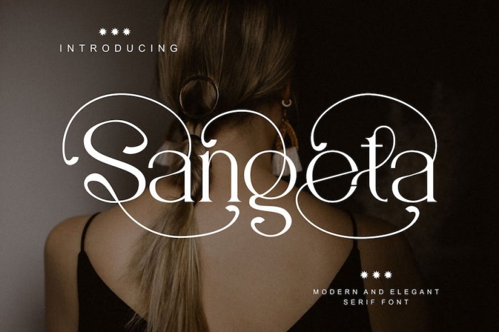 Sangeta Modern Serif Font Font Download